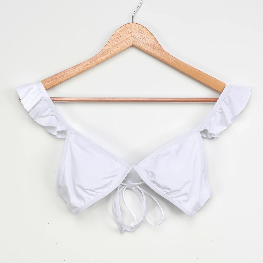 Lulu’s white bikini top